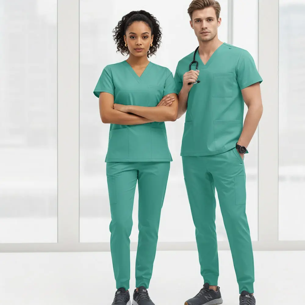 

Clinical Men's Nursing Uniform Sets for Spa Beauty Salon and Work