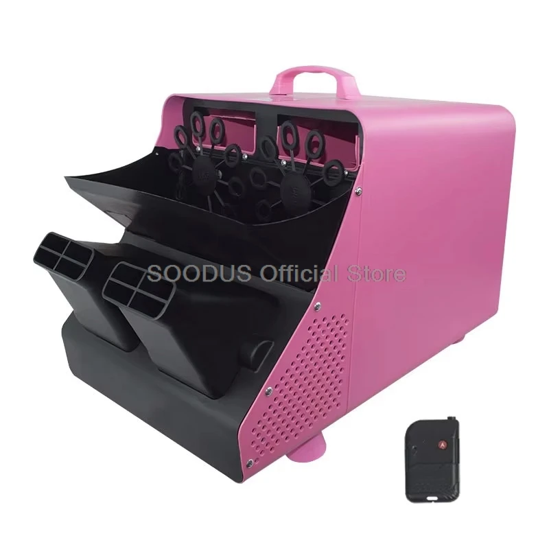 Professional 50W Bubble Maker Machine DMX Multi-Angle Lying Water Based Smoke Machine For DJ Outdoor Indoor Birthday Party