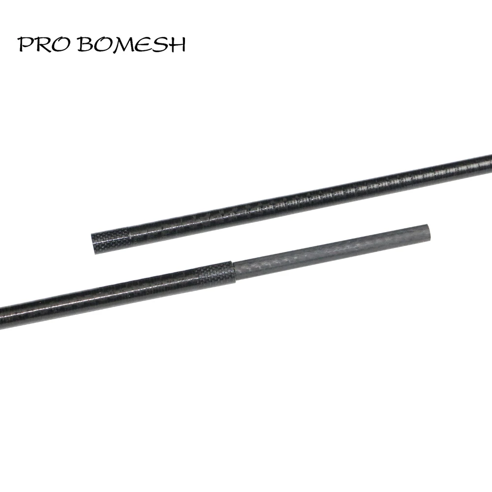 Pro bomesh 1 pcs 2,46 m/8ft 2 Abschnitt Wirbel geschliffen Kohle faser Reises tange Egings tange Rohling Zapfen verbindung DIY Stange Gebäude Rohling – Detail 6