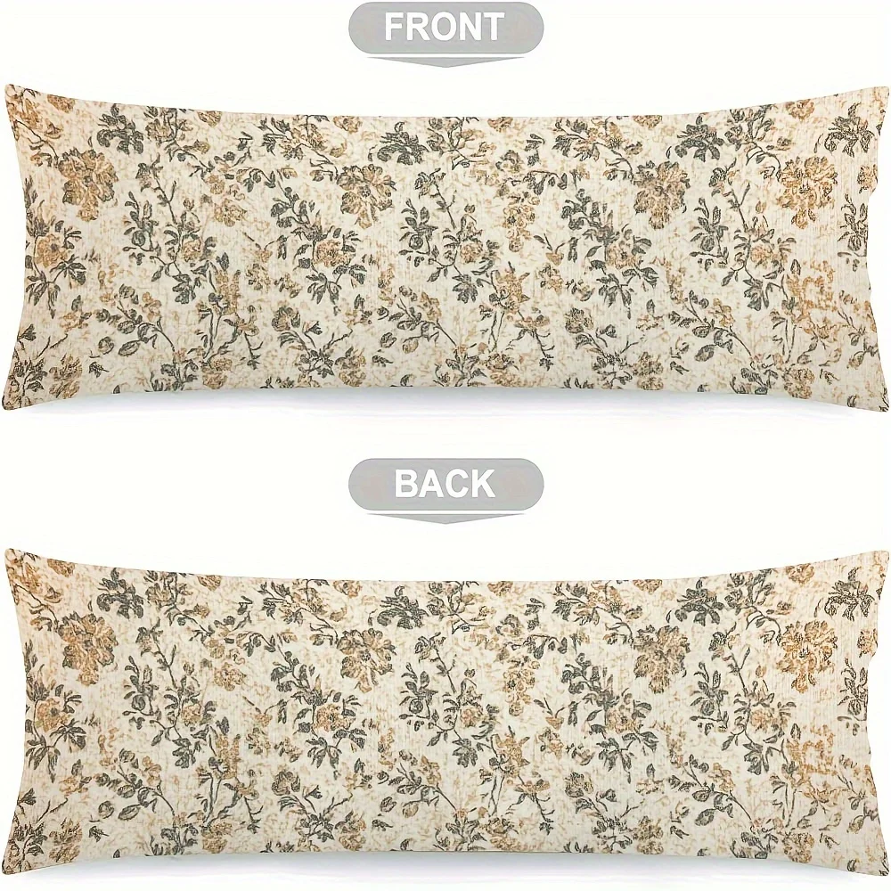 Inch Polyester Long Body Pillowcase - Double-sided Design, Adult Decorative Pillow Cover, Perfect for Seasonal Home Decor - Fits