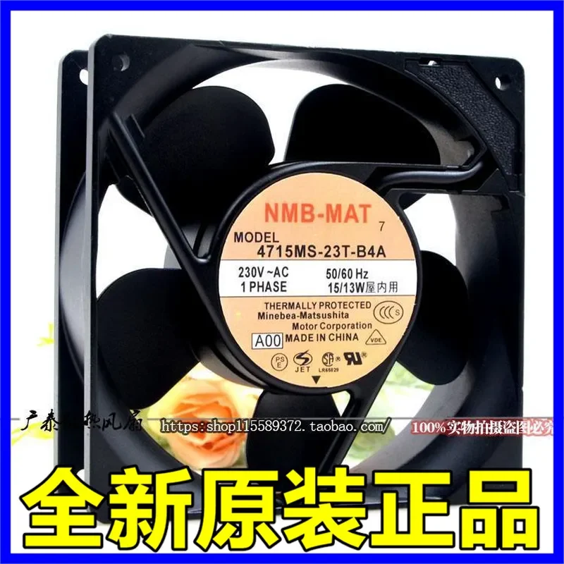 for NMB-MAT 4715MS-23T-B4A 230V 15W 120mm 12038 Cooling Fan for KTV Cabinet Server Industrial Exhaust Blower