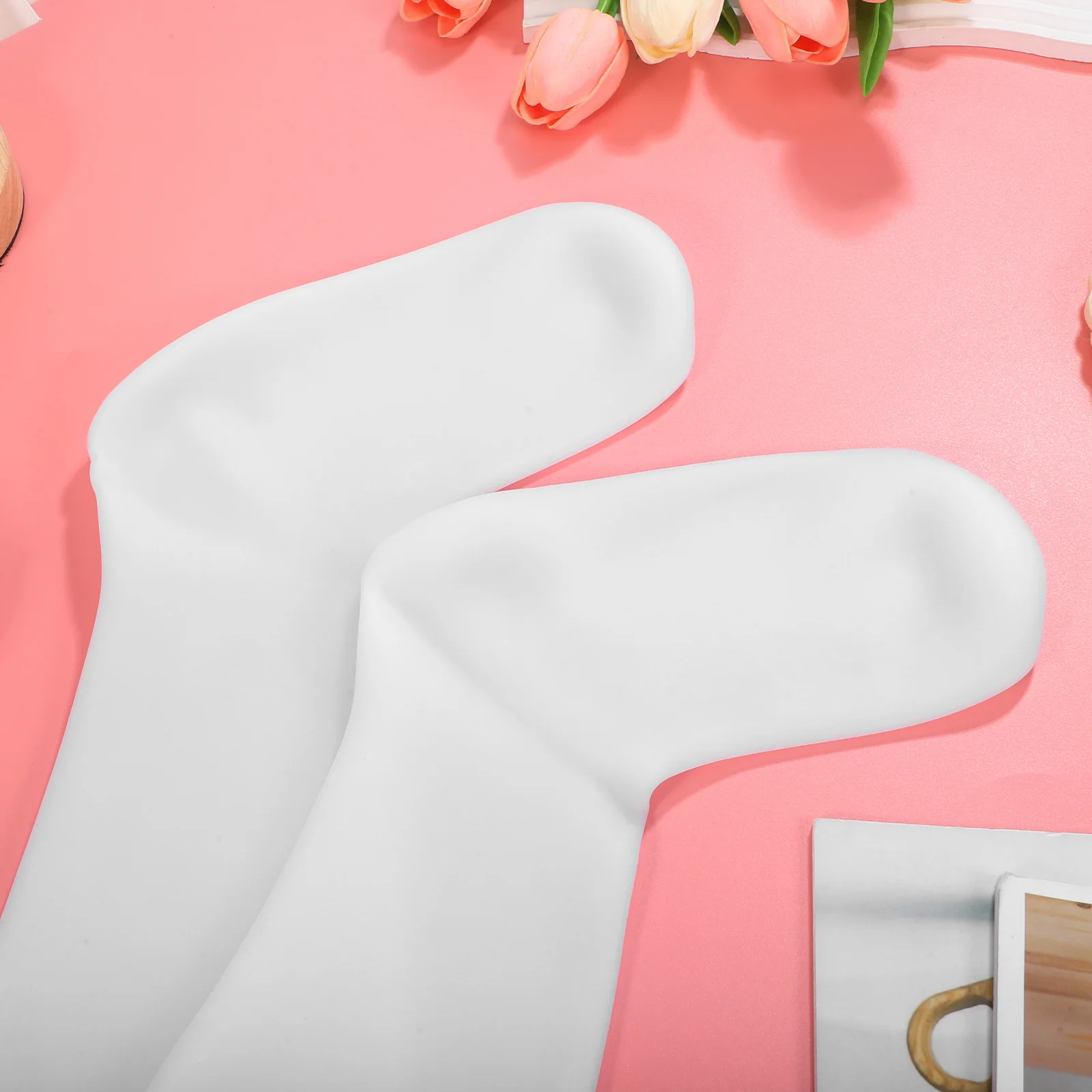 

Long Gel Socks Cracked Heel Moisturizing Spa Women Foot Lotion Dry Feet Overnight Sebs Repair Soft Comfortable Elastic Cuff