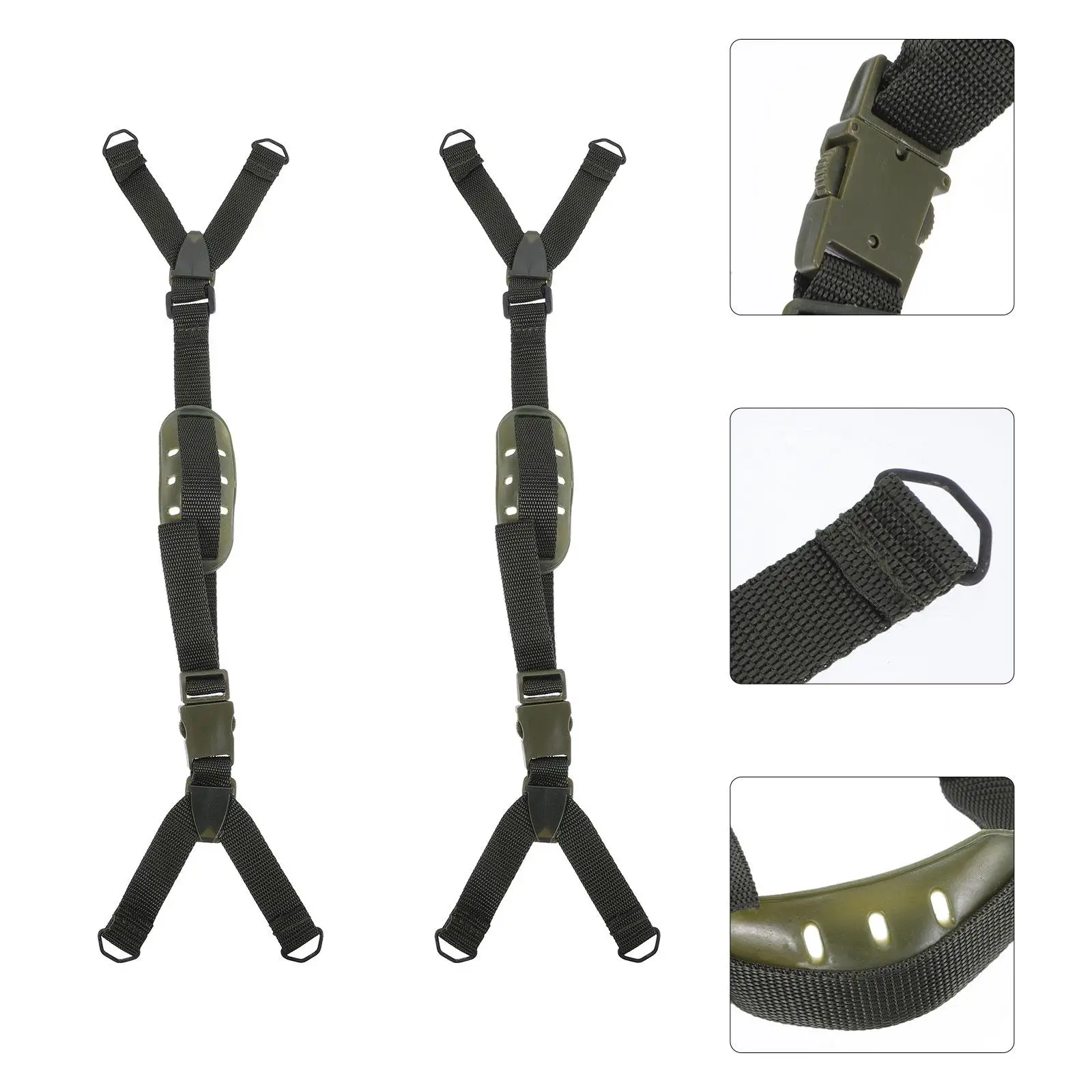 2Pcs Safety Hat Chin Strap Adjustable Elastic Universal Straps Canvas Plastic Lightweight Construction Replacement