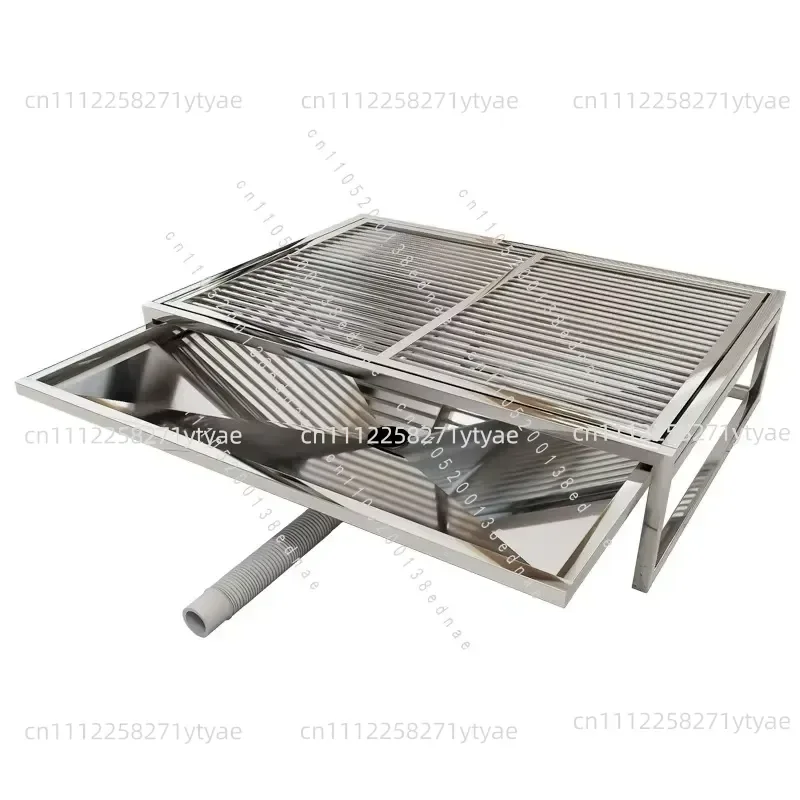 Stainless Steel Dog Toilet Medium and Large Dog Anti-stepping Feces Automatic Flushing Sewer Pet Urinal Small
