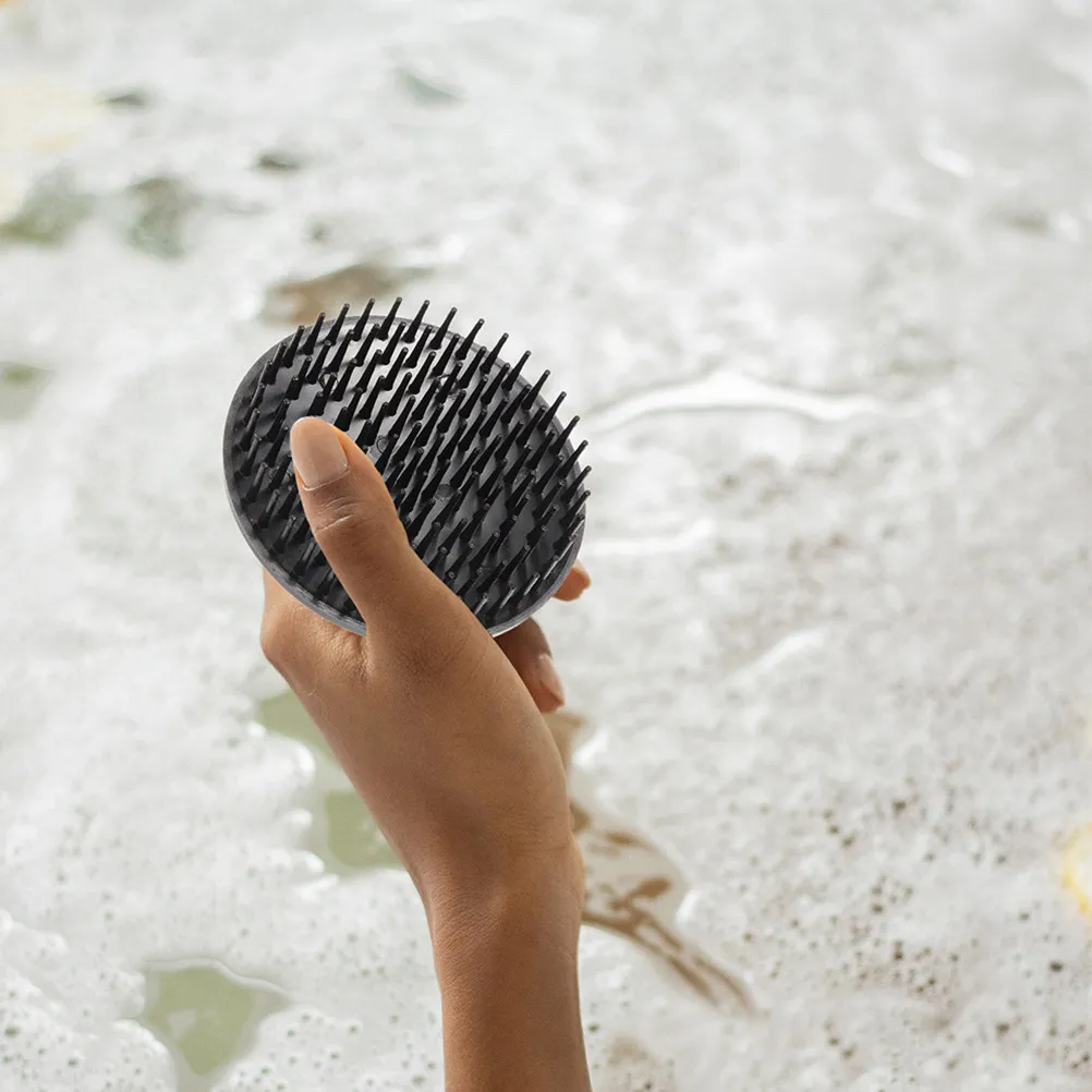 5Pcs Plastic Scalp Massage Brush Travel Shampoo Hair Brush Portable Small Hair Massager Exfoliating Dandruff Removal