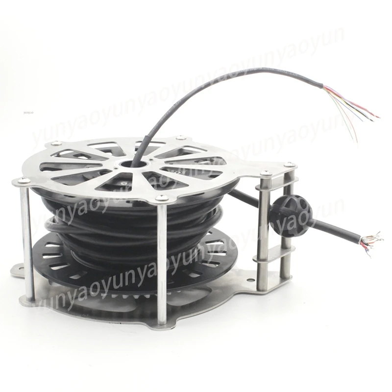 American Retractable Network Cable Reel, Integrated Anti-winding Signal Receiver, Monitor Cable Finishing Tool