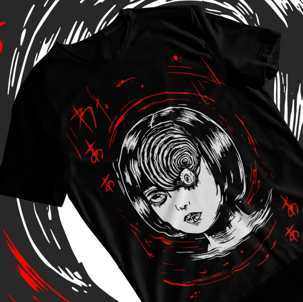 

T-Shirt Tomie Junji Ito Uzumaki Horror Anime Manga Japanese Japan Guro Soft