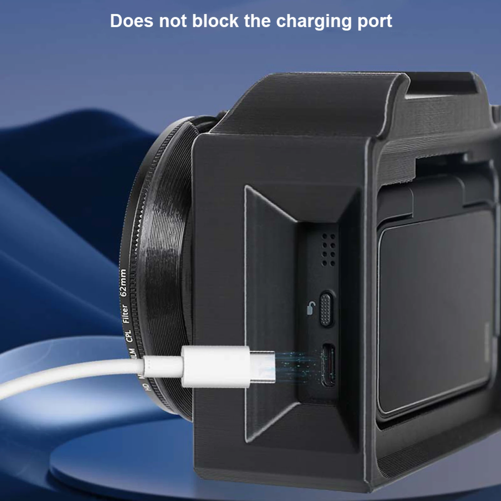 

Camera Shooting Bracket Grip for Insta360 GO Ultra Protective Bezel Plastic Frame Cage Camera Grip Holder for GO Ultra Accessory