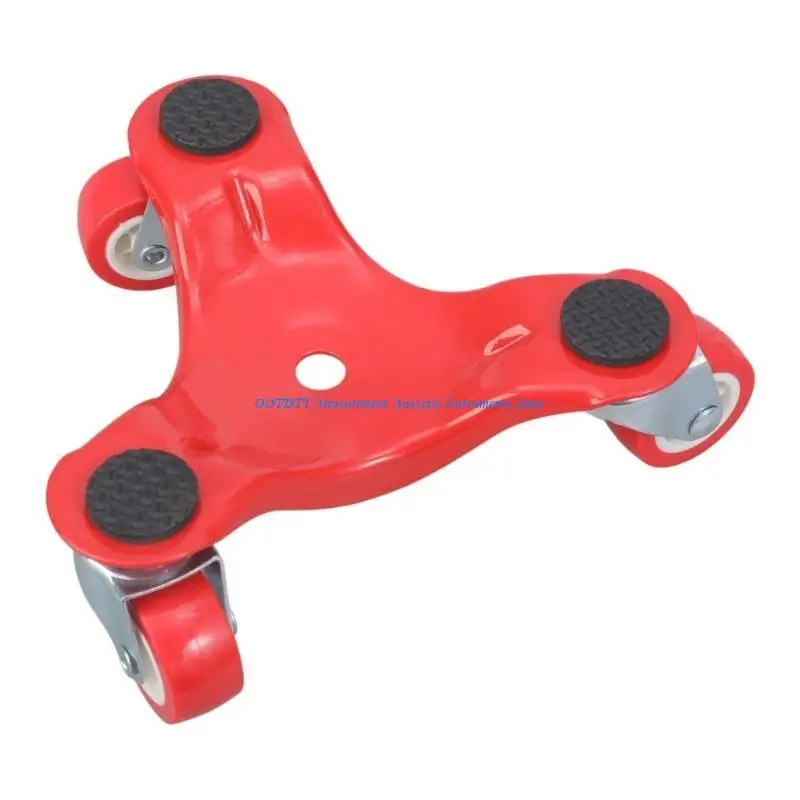 367D Steel Wheeled Moving Device Triangular Design Furniture Mover Dollies Furniture Roller Swivels Caster Mobile Roller