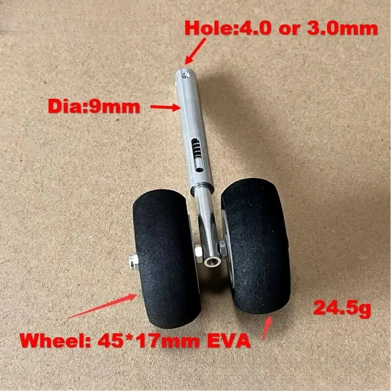 115mm D3/D4 Two Wheels Lightweight Aluminum alloy Anti-Vibration Landing Gears for Retractable LG RC Airplane DIY Models Part