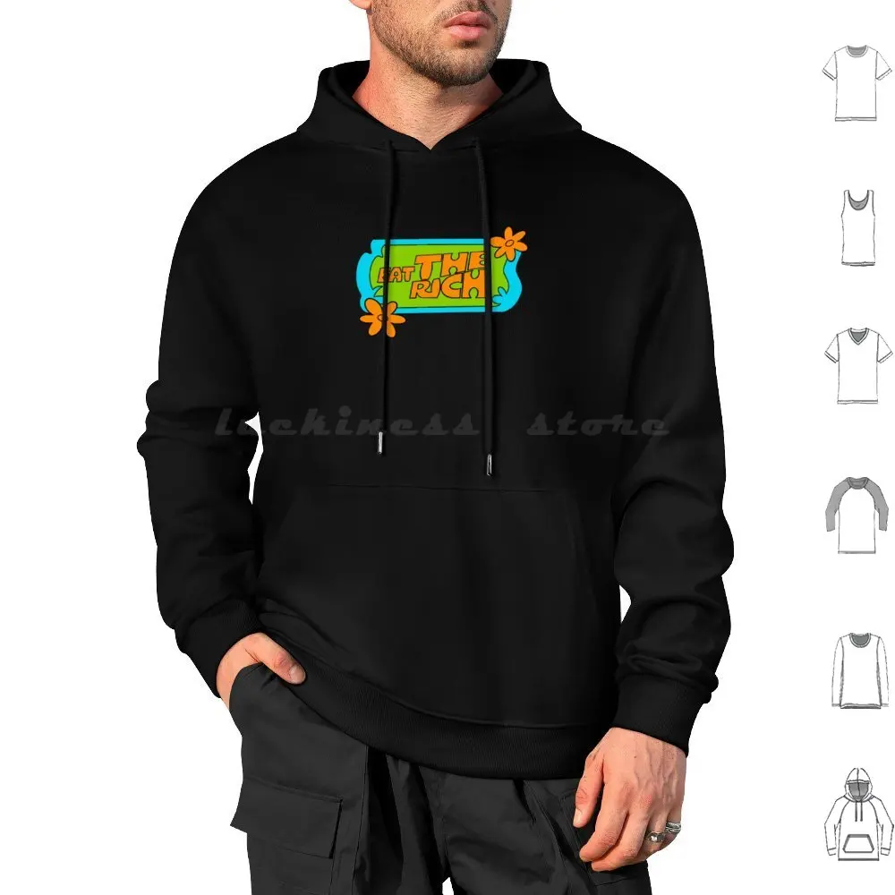 Eat The Rich Mystery Hoodies Long Sleeve Eat The Rich Politics Funny Capitalism Mystery Mystery Machine Mystery Inc