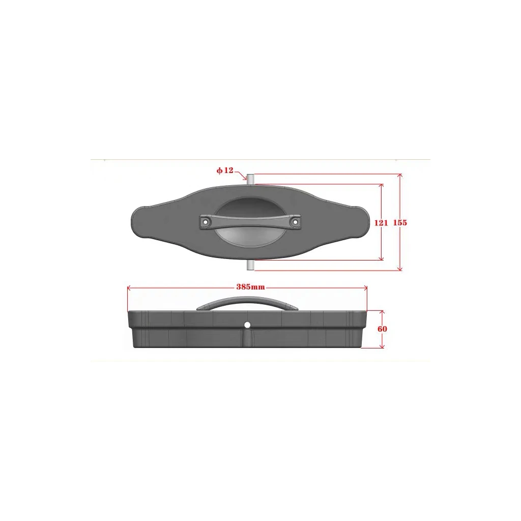 Lure Foam Cover Water Retaining Cover Plate Kaac Lure Boat Fishing Boat Wheelbase 155mm