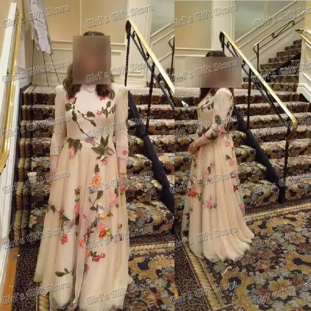 Magnificent Custom Hand Embroidered The Bride Dresses For Weddings Women Guest Prom Gowns For Mom Godmother Party Gown