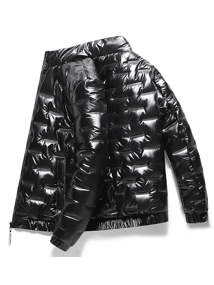 

Мужская пуховая хлопковая куртка Thiened Faionable, универсальная, высококачественная, осенне-зимняя, теплая, однотонная, на молнии, хлопковая...