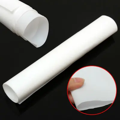 1Pcs thick 0.1/0.25/0.3mm White PTFE Film/Sheet Virgin High Strength Temperature For Electrical Supplies100x100mm/250x500mm  /