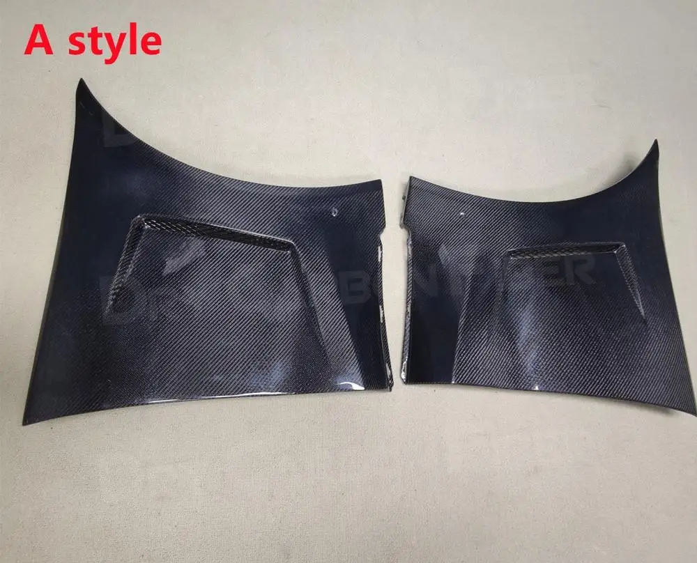 

2Pcs Carbon Fiber Front Bumper Side Fender Panels Vent Air Intake Covers for Toyota Supra A90 Coupe 2 Door 2019 2020 FRP