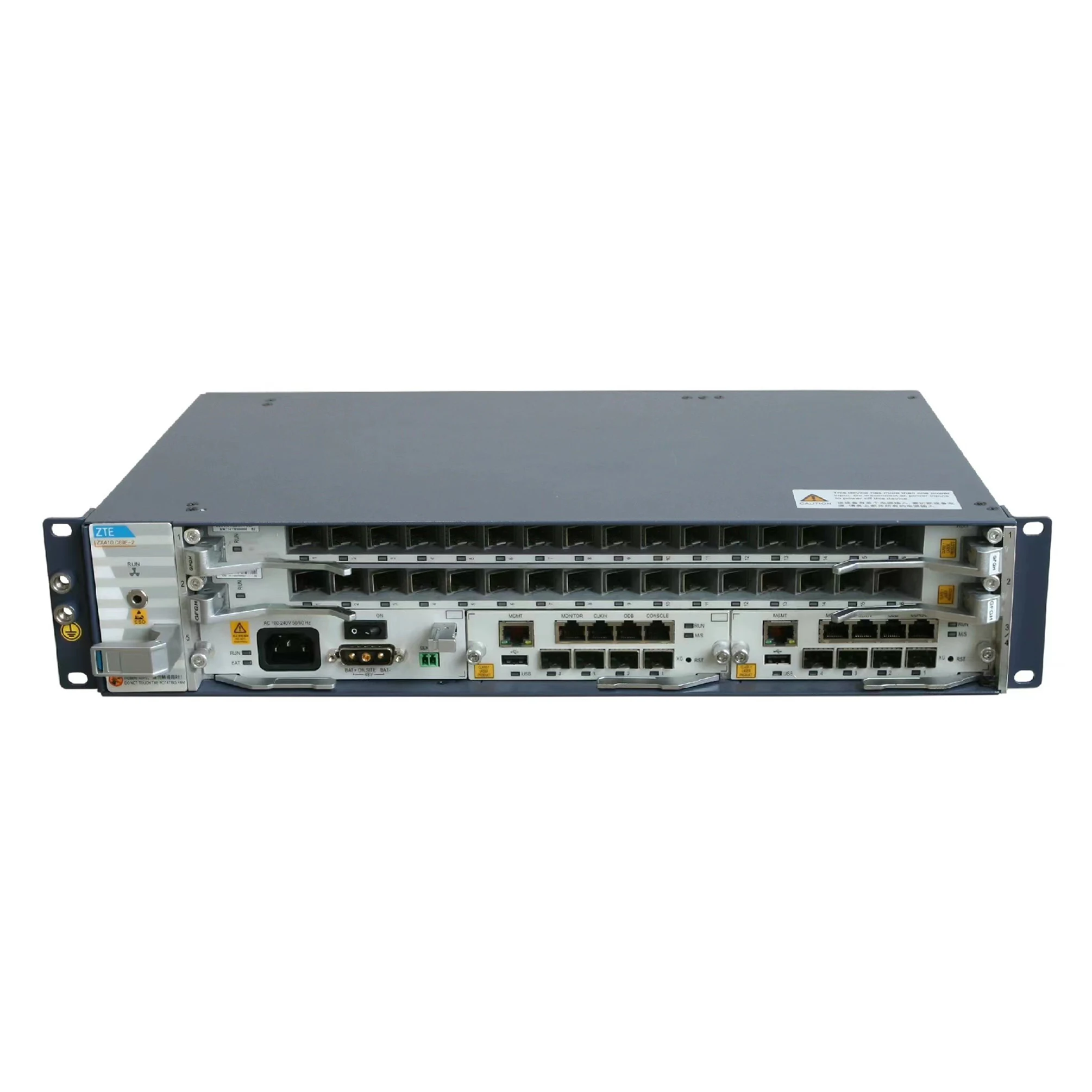 ZXA10 C69E-2, new, AC single main control support C620 minicomputer rack OLT, height 2U, support two main control switch boards