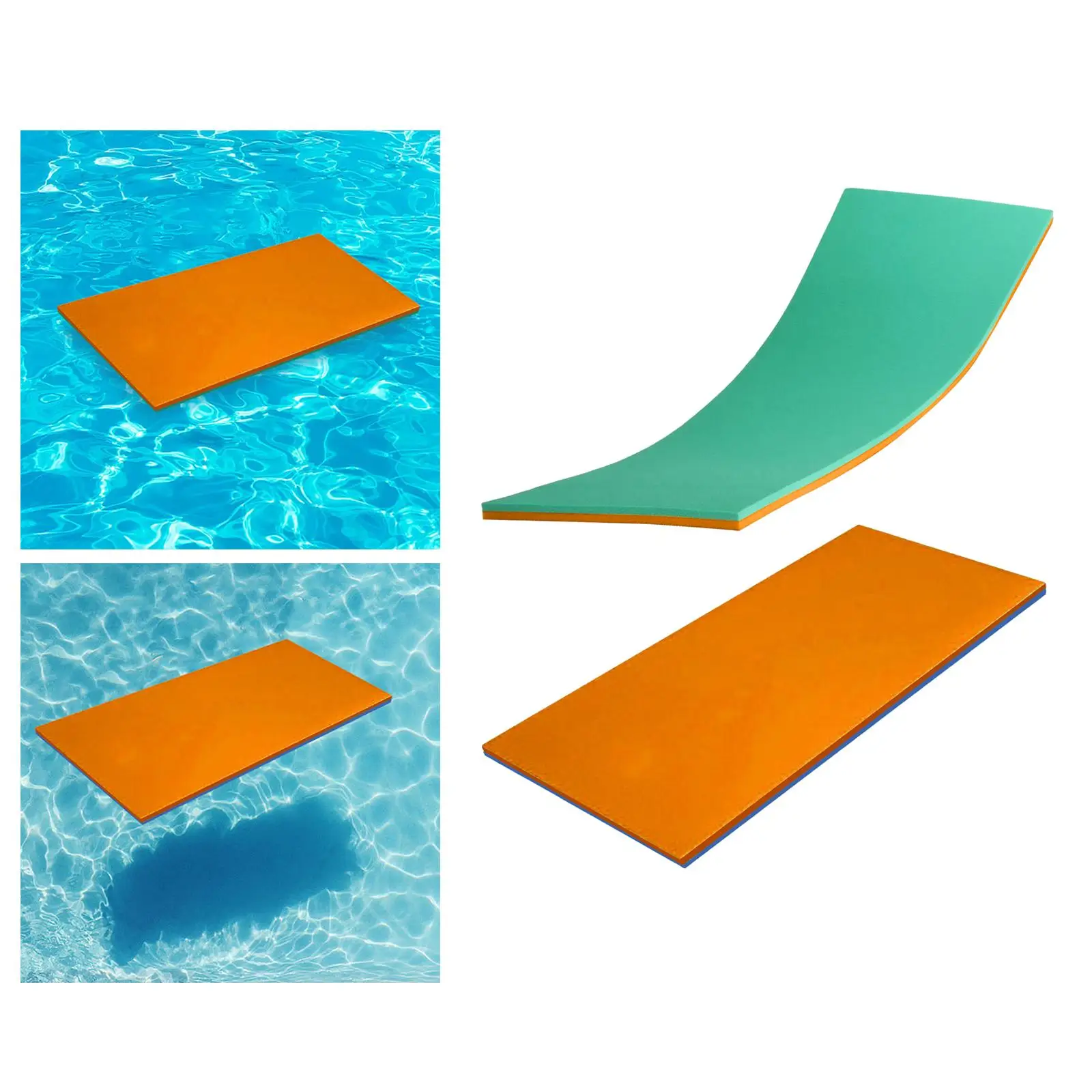 Water Floating Mat Pool Floating Raft Adults Unsinkable Play Water Blanket Floating Pad for Lake Outdoor Boating Party Beach