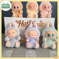 Cute 1abb Sit Party Series Surprise Blind Box Plush Vinyl Doll Replica Toy Keychain Collection Decoration Birthday Gift