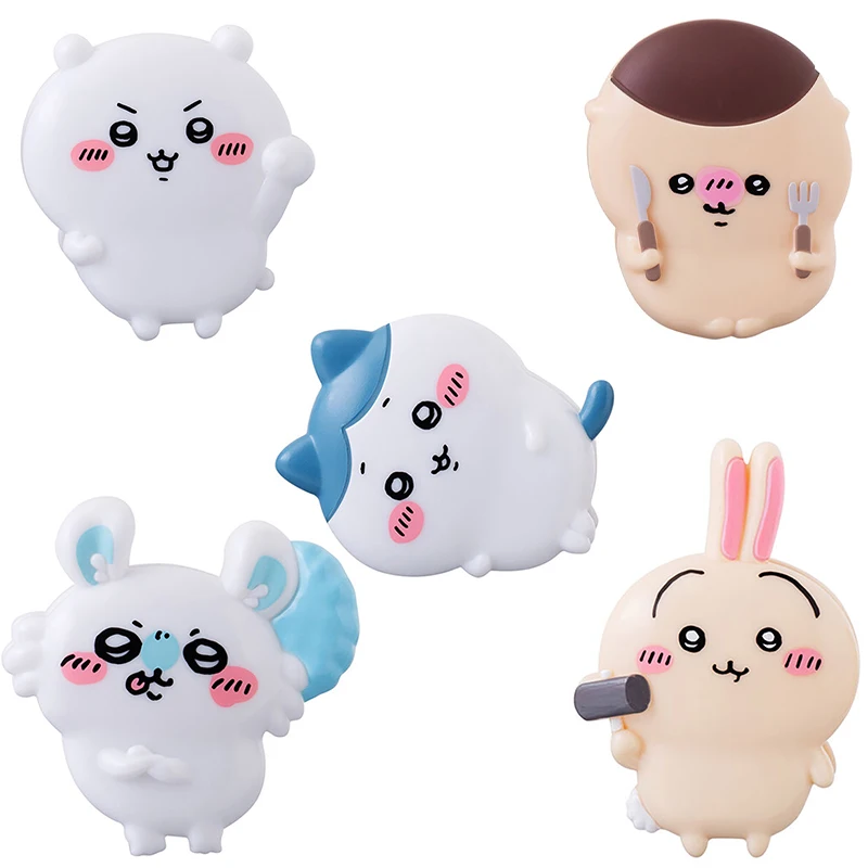 Bandai Original 5Pcs Gashapon ちいかわ Anime Figure Toys For Kids Gift Collectible Model Ornaments