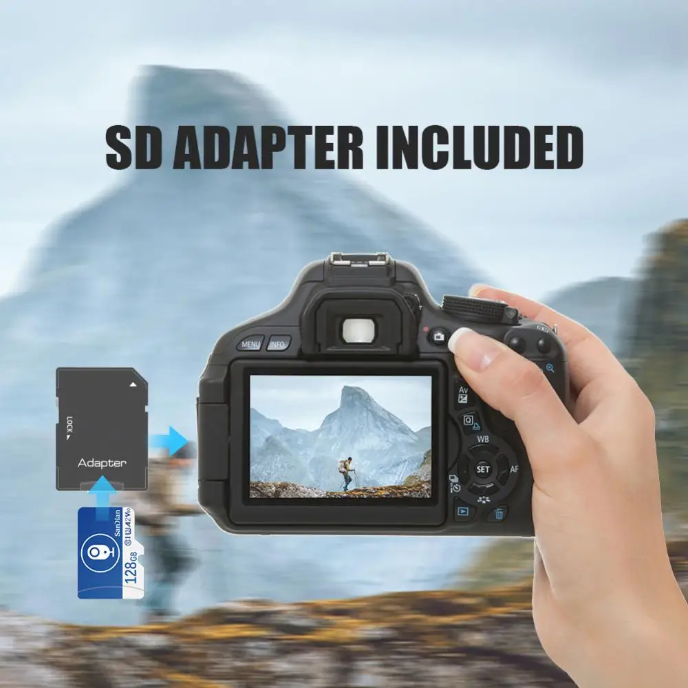 100% Original Micro Card 2TB High Speed Micro TF SD Card 1TB SD Memory Card Flash Card 64GB For Phone Security Protection Camera