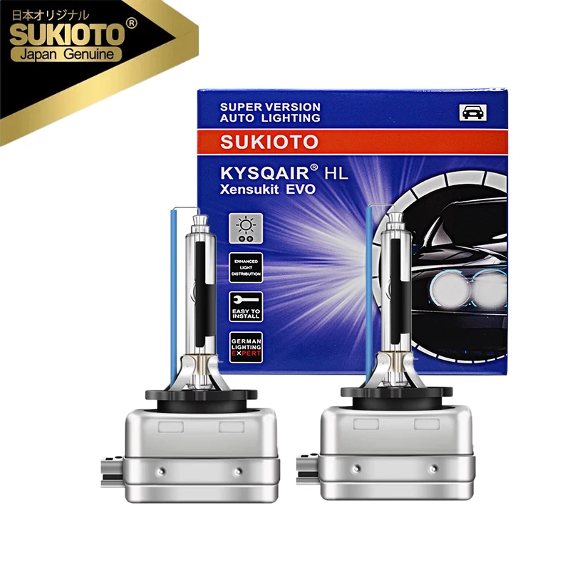 

SUKIOTO ЯПОНИЯ 2 шт. 55 Вт D1S D2S 6000 Ксеноновые лампы HID 35 Вт D3S D4S 4300K 6000K 8000K D2R D4R Автомобильные фары для Benz BMW AUDI