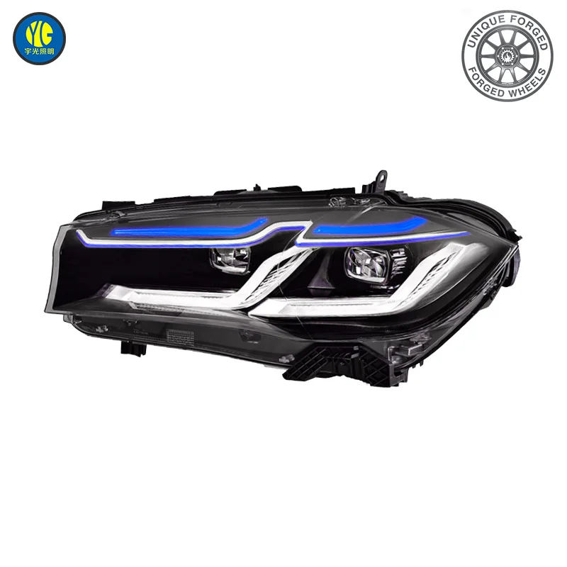 26 Style For BMW X5 F15 LED Headlight Assembly 24V Car Light With 6000K Color Temperature 2014 2018 Front Turn Signals
