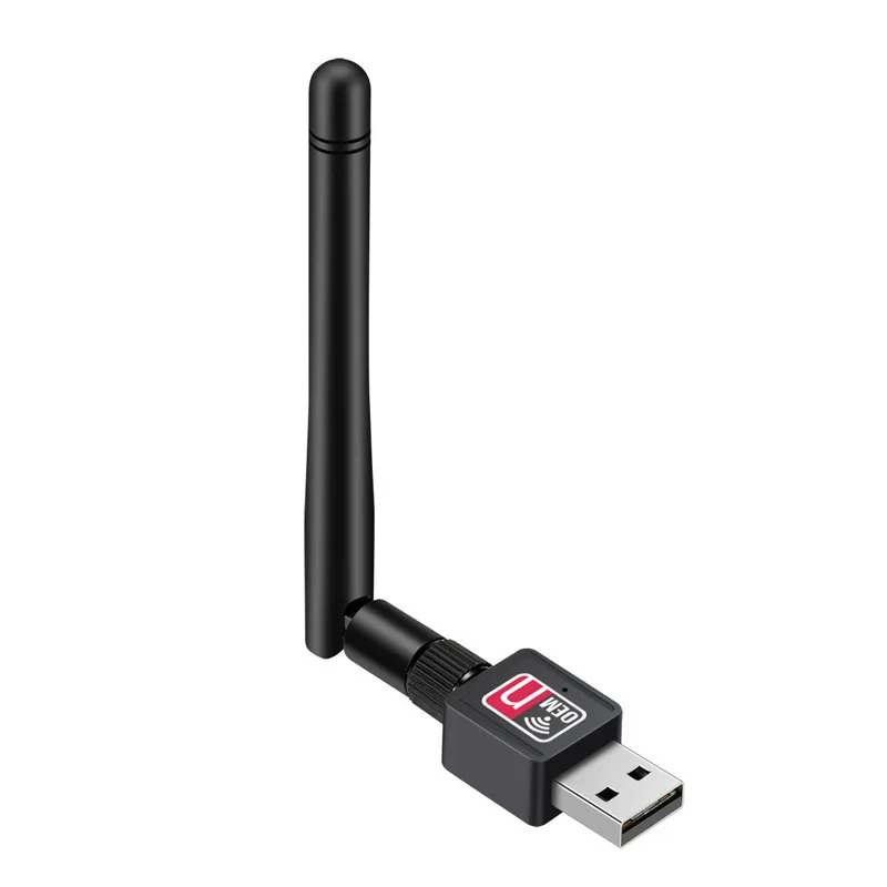 150Mbps Wireless Network Card Mini USB WiFi Adapter LAN Wi-Fi Receiver Dongle Antenna 802.11 b/g/n for PC Windows 8188