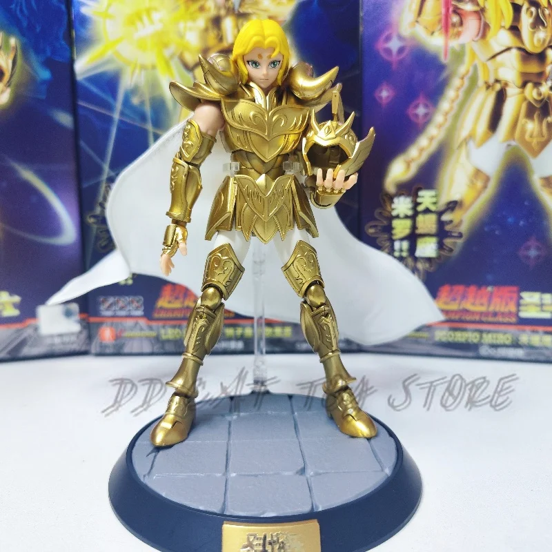 In Stock Saint Seiya Super Edition Aries Mu Leo Aiolia Scorpio Milo Action Figure Desk Decor Trendy Fashion Toy Birthday Gift