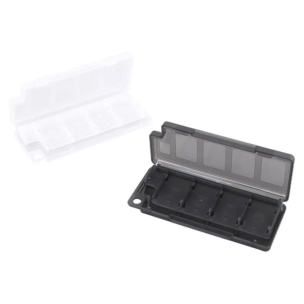 Etui na karty 10 w 1, 11,2 x 4,7 x 1,3 cm, pyłoszczelne, pudełko na karty do gier, uchwyt na kartridże, obudowa, etui do przechowywania kart do gier, przechowywanie kart TF