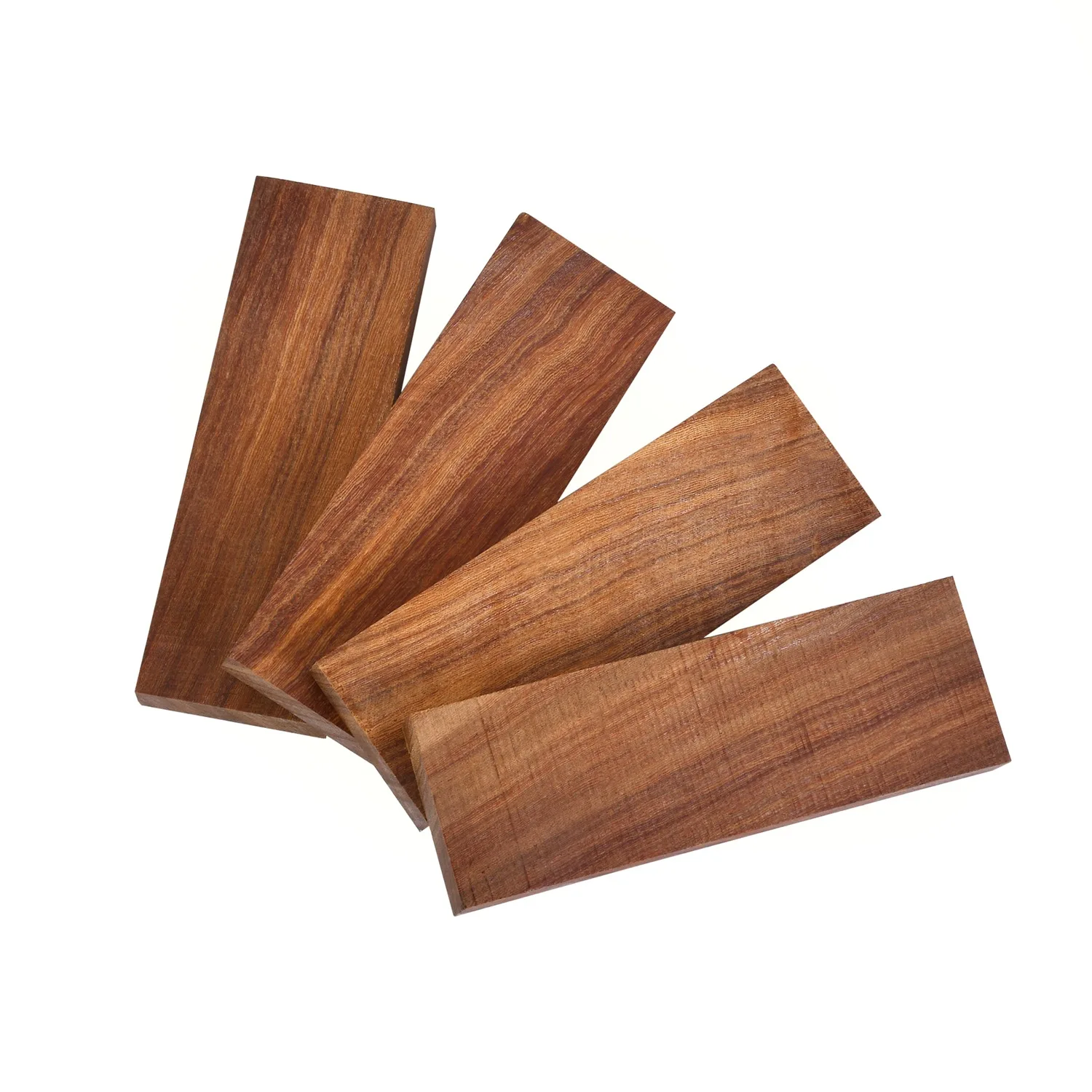 Red Sandalwood Sheets 2Pcs Lumber Board Musical Instrument DIY Wood Blank for Guitar Handle Knifemaking Wood Carving Crafts