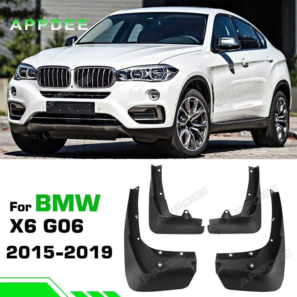 

Для BMW X6 G06 (с педалью) 2015 2016 2017 2018 2019 брызговики на крыло брызговики брызговики автомобильные аксессуары
