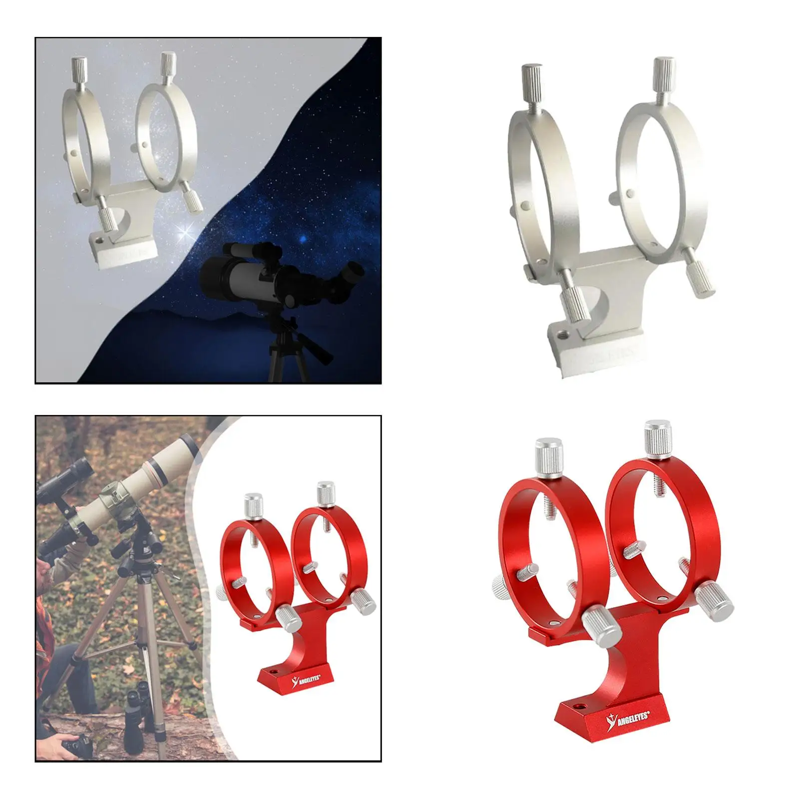 

Scope Mount Bracket Sturdy with 1/4 Threaded Hole scope Support