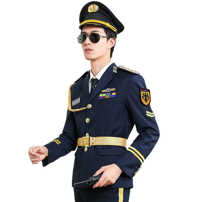 Security suit men's suit Spring and Autumn pilot image post protocol suit security system clothing