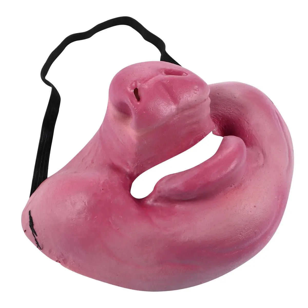 

Half Face Scary Pig Cosplay Prank Costume for Halloween Masquerade Festivals Realistic Comfortable Adult