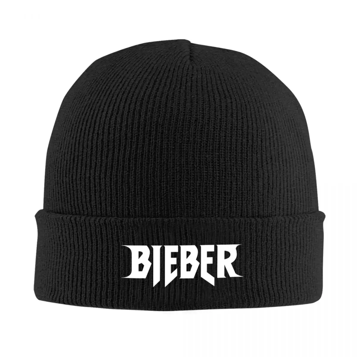 Justin Bieber Logo Knitted Hat Beanie Autumn Winter Hat Warm Fashion Cap Men Women Gift