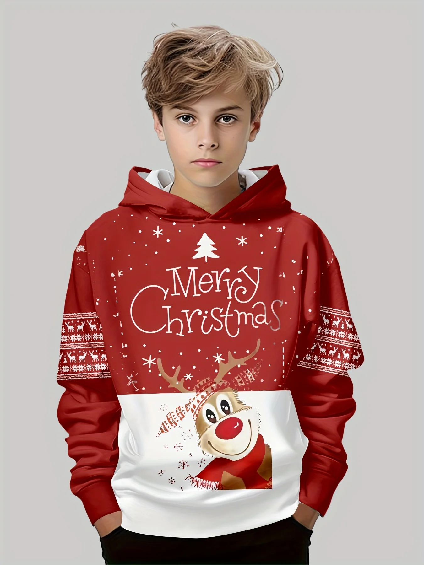 

Baby Boy Clothes Christmas Santa Claus 3D Printed Halloween Kids Casual Pullover Long Sleeve Hoodies Boys Sweatshirt Spring Tops