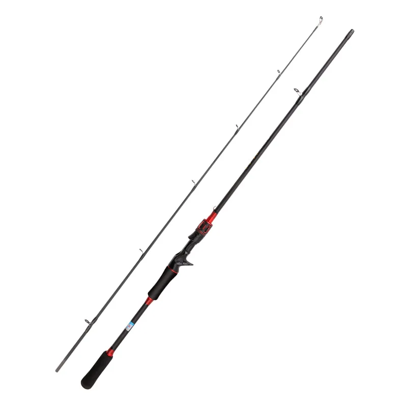 Caña de pesca de fibra de vidrio con puntera para señuelos - imagen 3