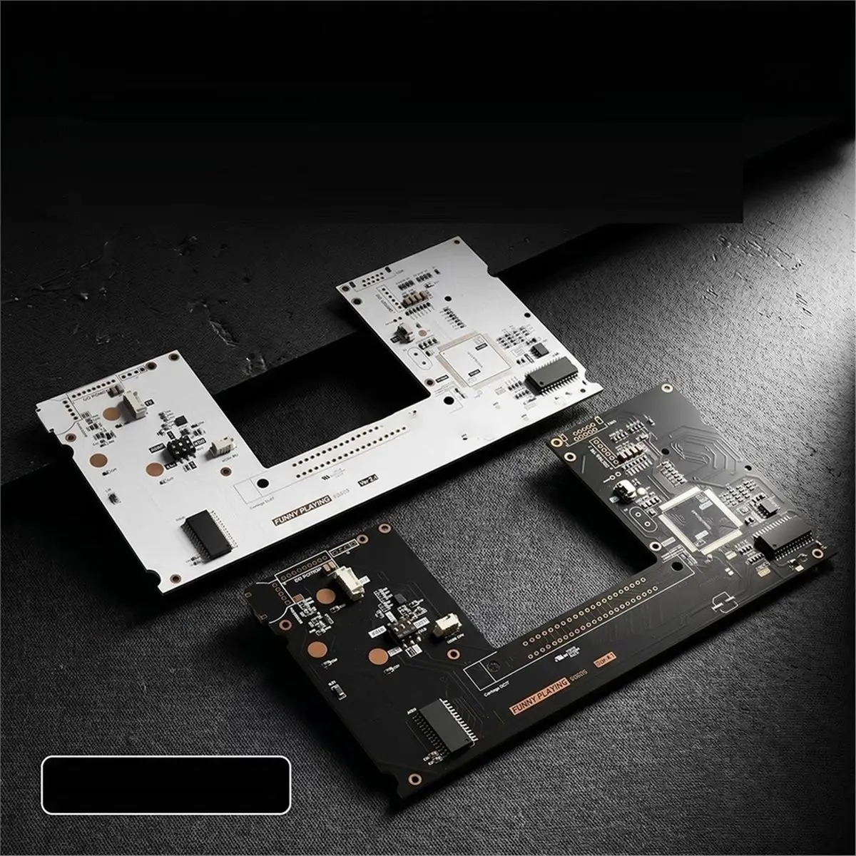 a01r-pour-game-gear-l'effet-d'eclairage-rvb-remplace-la-carte-mere-a-puce-unique-soudee-par-smt-noire
