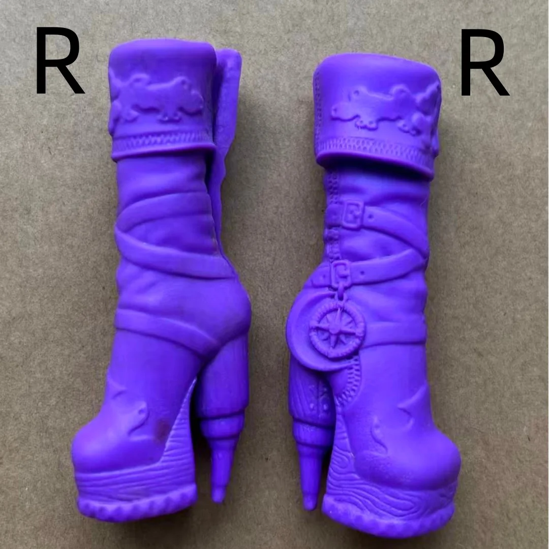 1/6 Monster Doll Shoes One Size Original Doll Parts Green Red Blue Purple Black White Doll Sandals Boots DIY Doll Accessories - view 2