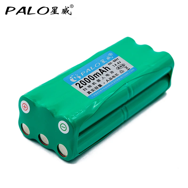 PALO 14.4V Ni-MH 2000mAh Rechargeable Battery For Libero V-M600 M606 Vbot T270 T271 M8 Papago S30C VONE T285D Vacuum Cleaner