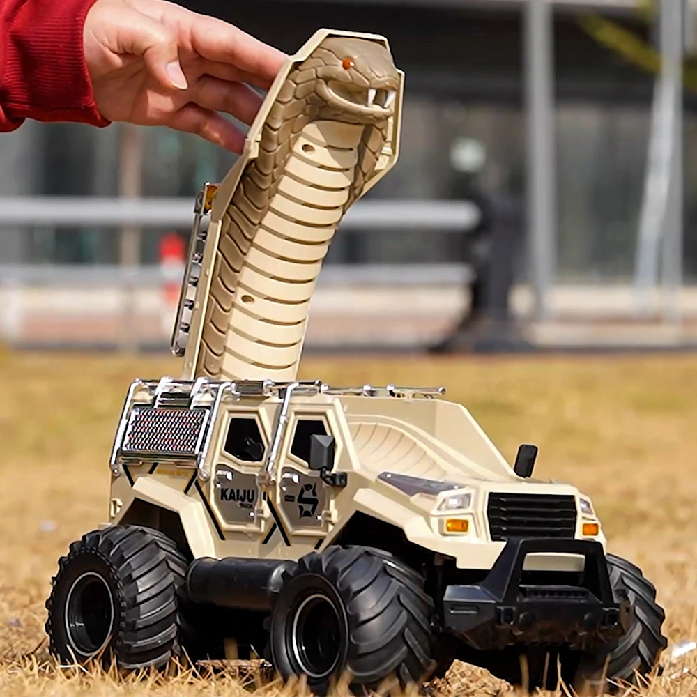 9IMOD RC Amphibious Snake Car 1/14 Water Spray Transforming Stunt Vehicle 2.4G