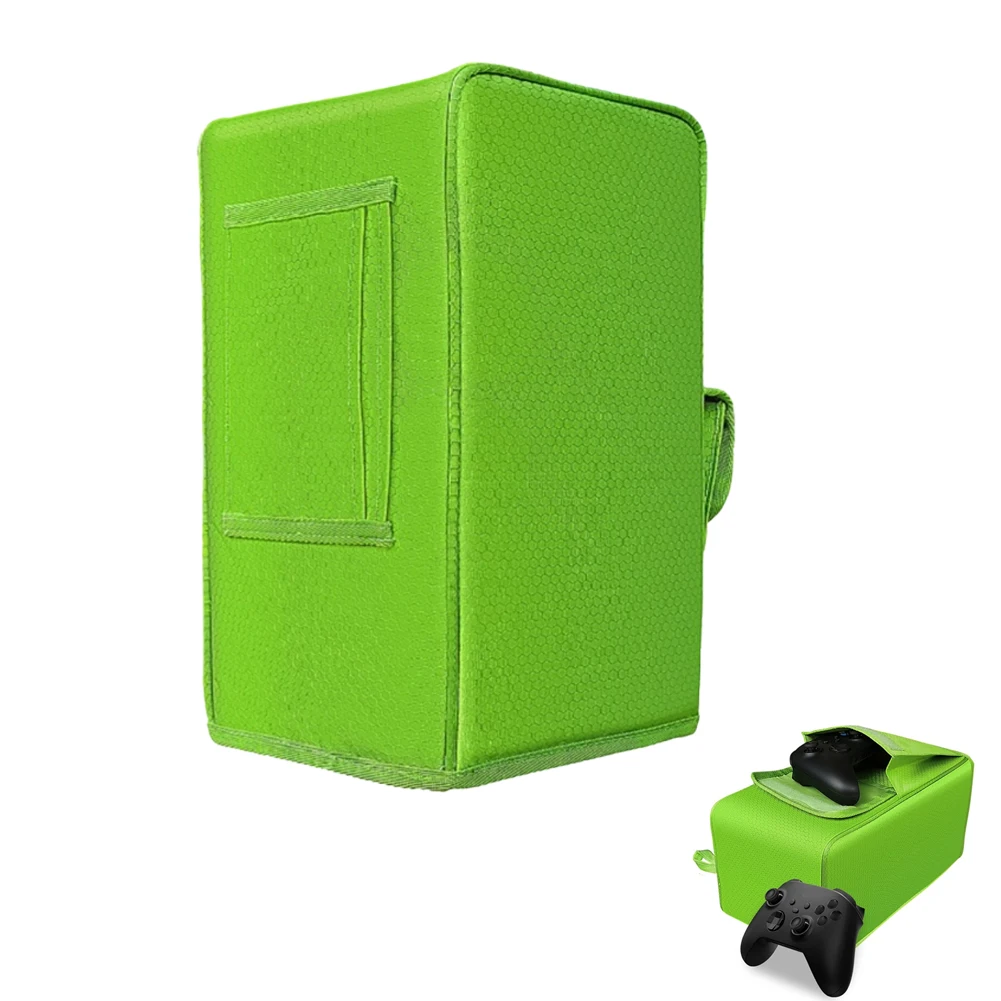 Wall Mount Case Console Storage Bag For Wall Mounting Water-resistant Fabric Hanging Design Side Pocket Included