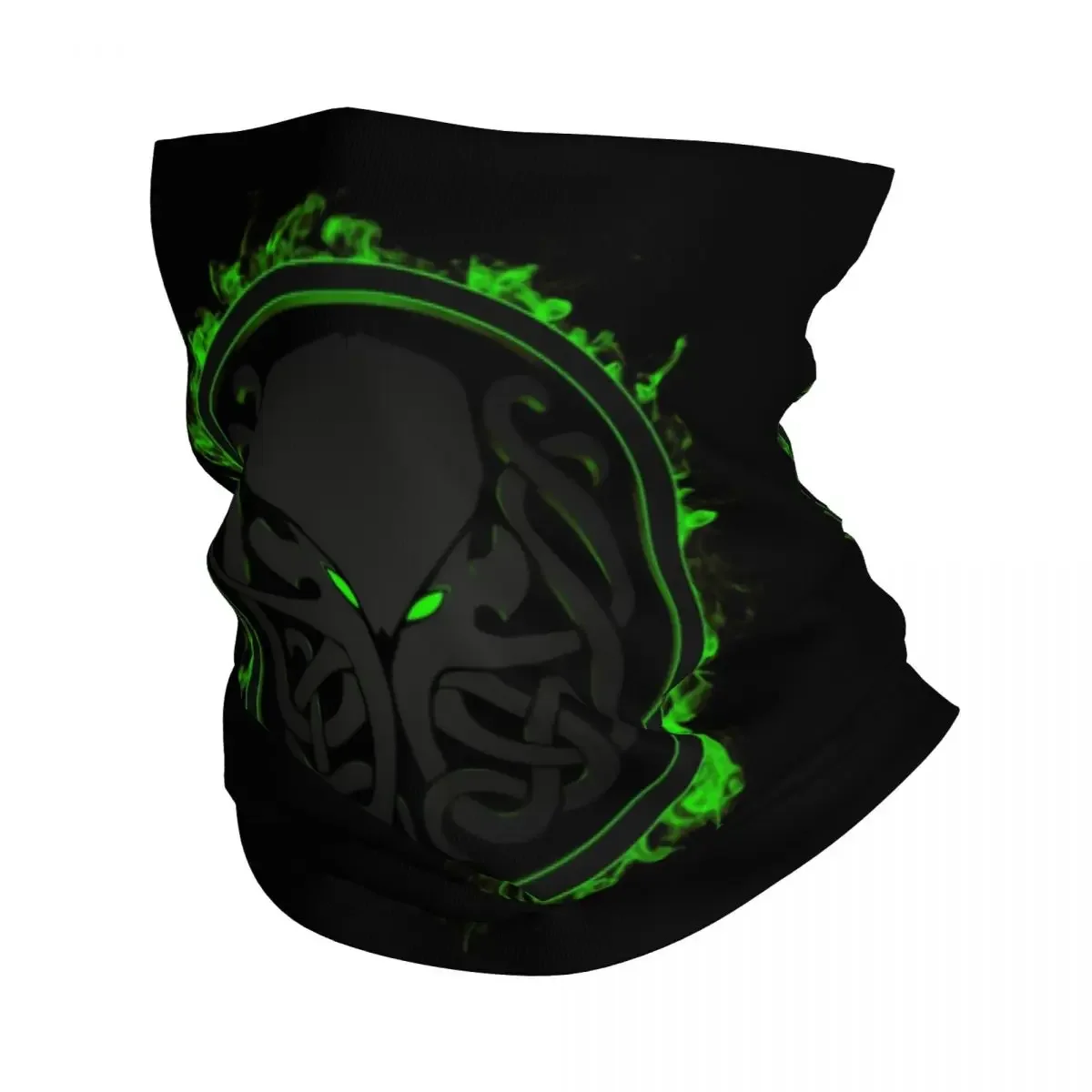 The Call Of Cthulhu Neck Gaiter Women Men UV Face Shield Winter Lovecraft Mythos Bandana Scarf for Cycling