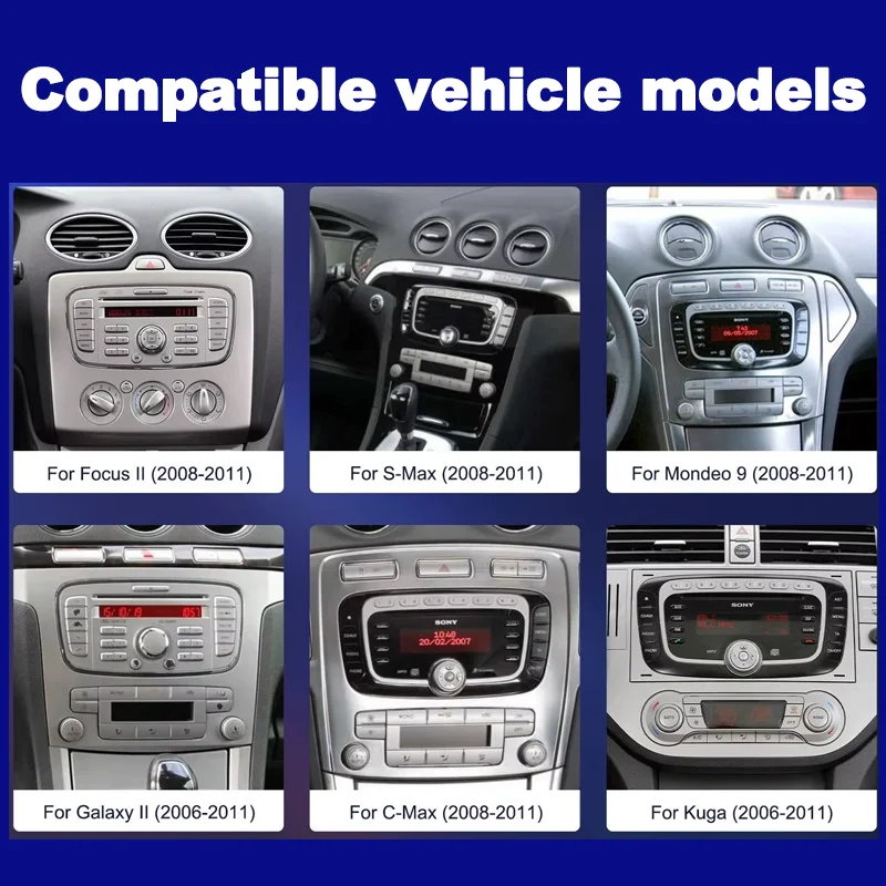 Picture 6: UIS7870 8Core Android13 2Din Car Multimedia Player 7''Autoradio Gps Carplay Auto DVD For Ford Focus S-Max Mondeo Galaxy C-Max