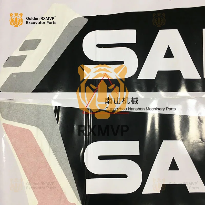 For  Sany sy 485-9 large arm stickers body logo whole vehicle stickers decals colored stripes  accessories Excavator