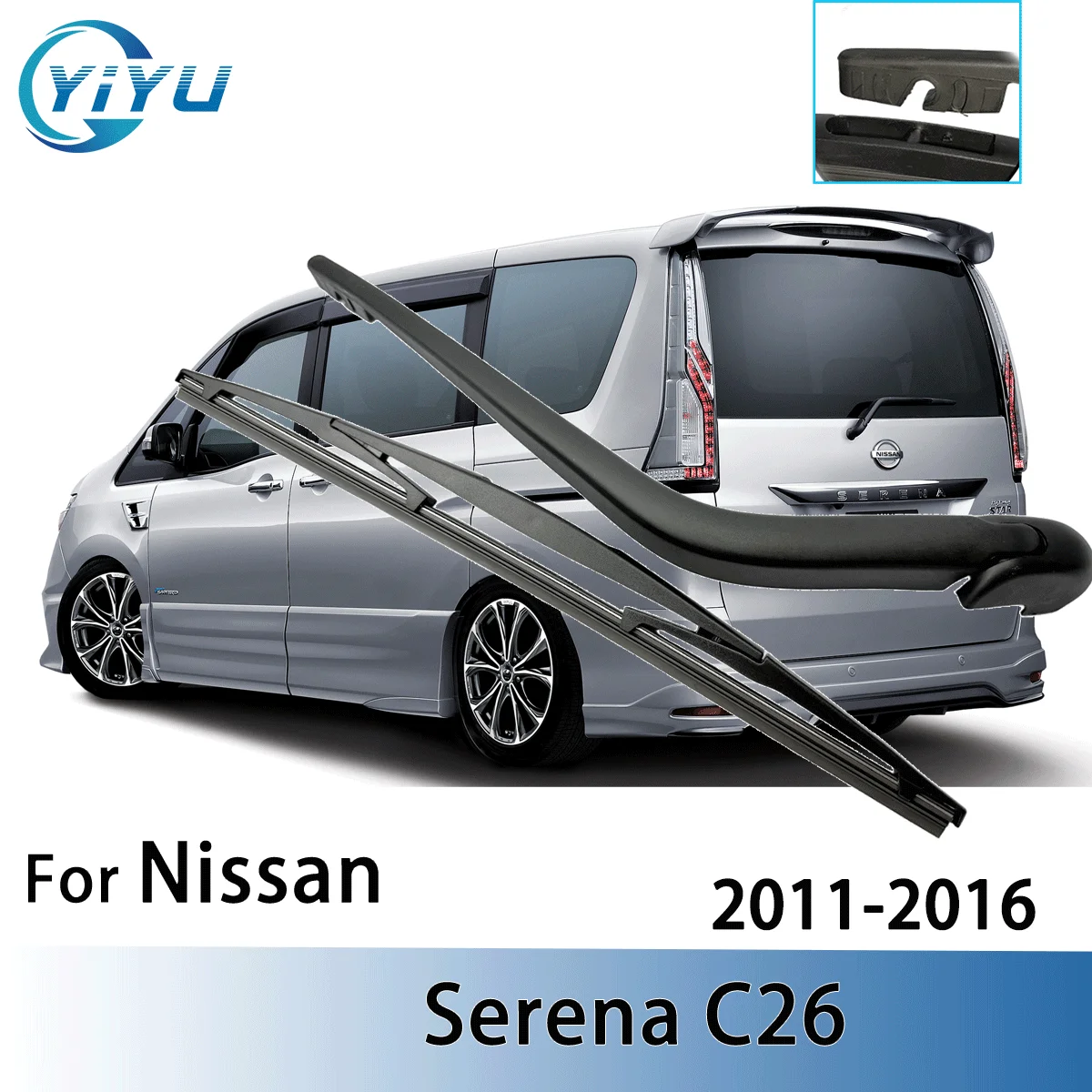 1/2PCS Rear Windscr…