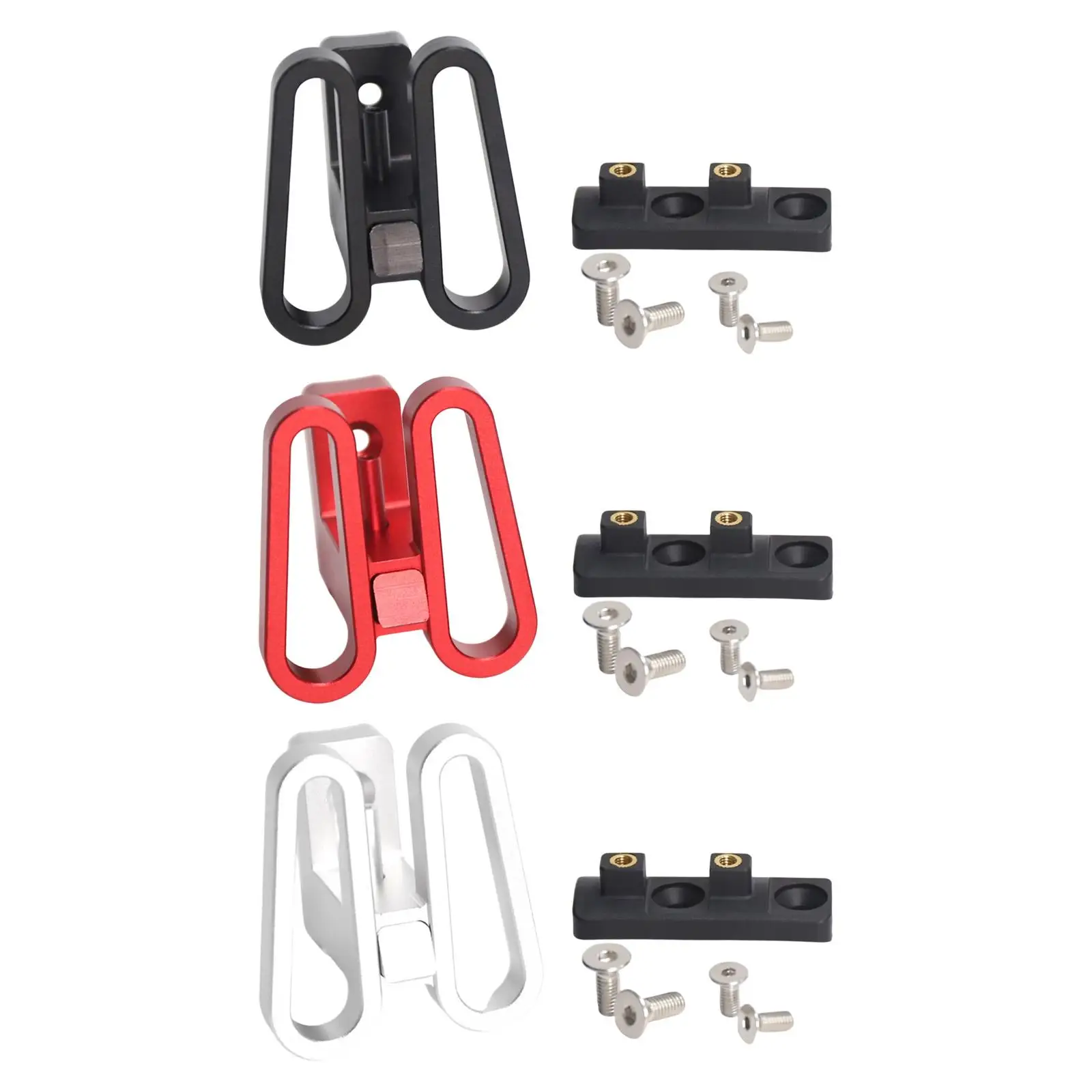 

Foldable Bicycle Front Carrier Block Adapter Three Hole Installation for Cycling Storage Bag Bracket for Folding Bike