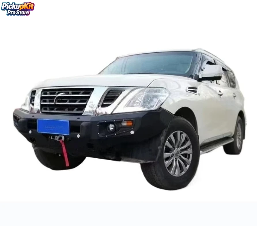 

High-Grade Steel Bull Bar | Exact Fit for Patrol Y62 & Armada Front Bumper
