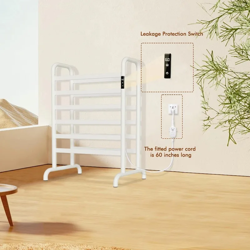Floor Standing Electric Towel Warmer Plug-in Radiator for Towel Heating & Drying - Image 5
